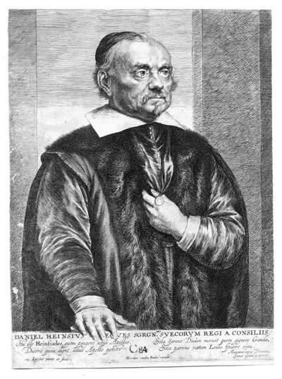 Engraved Portrait by Martin van den Enden
